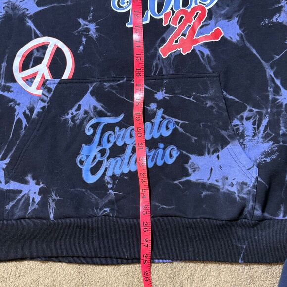 Rolling Loud Hoodie Mens XL All Over Graphic Toronto Canada Hip Hop Grunge - Picture 6 of 9